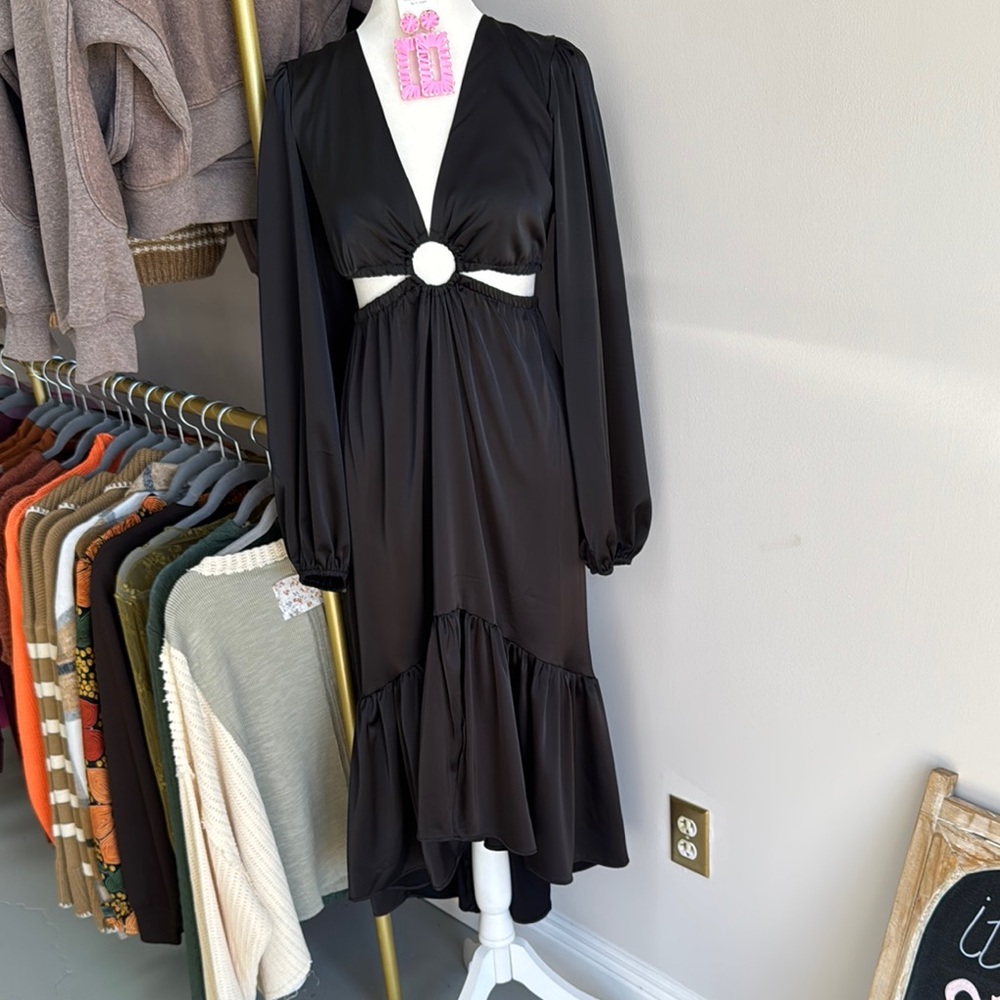 Elegant Black Women's Dress